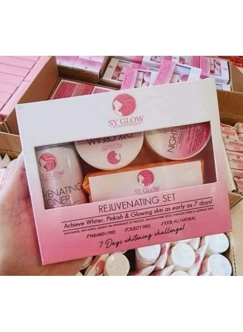 Rejuvenating set Achieve whiter and pinkish and glow skin